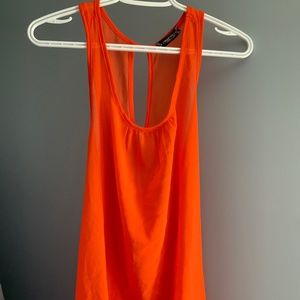 Coral beachy cover up